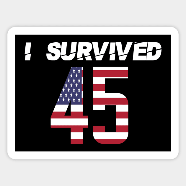 I survived 45 Sticker by Dexter